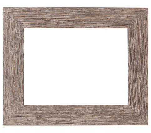 Rustic weathered wood picture frame